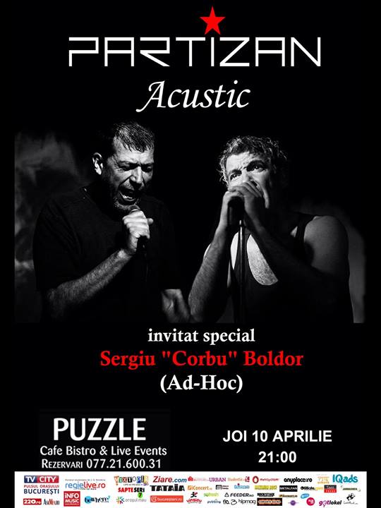 Partizan va sustine un concert in Bucuresti